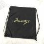 Custom Logo Printing Foldable 210 D Fabric Nylon Backpack Polyester Travel Drawstring Bag