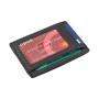 Custom Minimalist Leather Credit Card Holder RFID Blocking Business Leather ID Card Holders Wallet