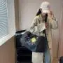 Custom New Bucket Bag PU Embroidery Print Niche Design Women's Bag Tote Bag Hand Bill ShoulderBag PVC