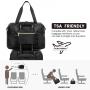 LOVEVOOK Weekender Overnight Bag with Toiletry Purses Large Capacity Gym Bag Fashion Travel Duffle Bags for Women
