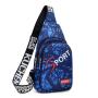 Men's chest bag, colorful front chest bag for men, casual waist bag, casual versatile couple backpack, single shoulder bag