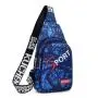 Men's chest bag, colorful front chest bag for men, casual waist bag, casual versatile couple backpack, single shoulder bag