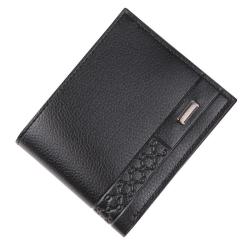 Men's Ultra-Thin Leather Wallet Large-Capacity Business Card Bag Youth Multifunctional Waterproof New Wholesale Short
