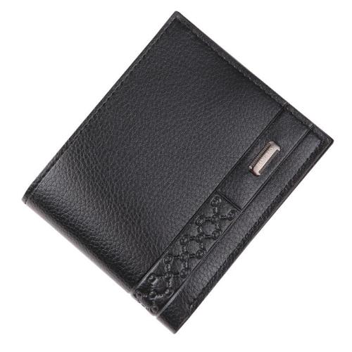 Men's Ultra-Thin Leather Wallet Large-Capacity Business Card Bag Youth Multifunctional Waterproof New Wholesale Short