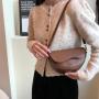 Hot selling design vintage saddle bag custom logo 2024 new trendy shoulder messenger bag versatile single crossbody bag