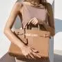 New Design Classic Luxury Women Handbags PU Leather Fashion Womens Tote Bags SAFFIANO Plain Pattern Custom Logo Ladies Hand Bags