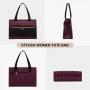 2023 LOVEVOOK Brand Design 2pcs fashion Leather shoulder bag Women tote bag ladies handbag and purses laptop briefcase with USB