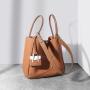 OEM ODM Fashion Branded Women Designer Handbags Women'S Genuine Leather Hand Shoulder Bucket Tote Bags For Ladies Girls Luxury