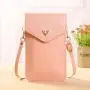 Mobile Phone Bag 2024 New Touch screen Small Mini Single Shoulder Crossbody Bag Zipper Wallet Fashion Mobile Phone Messenger Bag