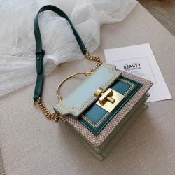New Fashion Versatile One Shoulder Diagonal Small Square Fashion Chain Handheld Crossbody Bag