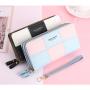 OEW211Business ID Credit Card Holder Hot Sale Fashion Design Women Wallet Long Wallet Double Zipper Coin Purse