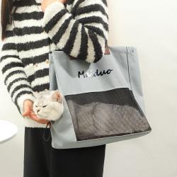 KBW401 Hot Selling Fashion Pet Bag New Canvas Cat Backpack Out Portable Pet Box Travel Cat Bag Wholesale