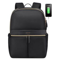 2022 LOVEVOOK custom Fashion University Bag USB Work Commute bags well org15.6 17in Travel  Notebook laptop Backpacks for women