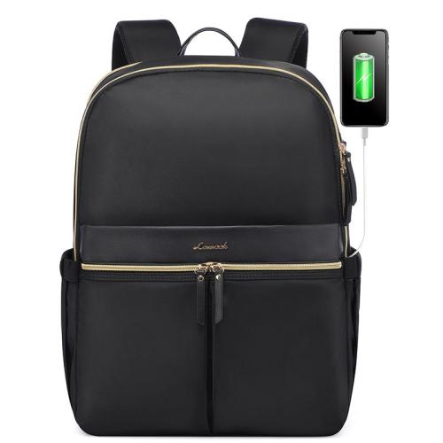 2022 LOVEVOOK custom Fashion University Bag USB Work Commute bags well org15.6 17in Travel  Notebook laptop Backpacks for women