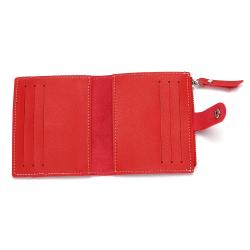 CUIKCA New Credit Card & ID Holders PU Leather Hasp Slim Women Wallet Zipper Coin Purse License Card Case Card & ID Holders