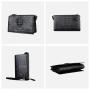 High Quality Men'S 100% Genuine Crocodile Skin Zipper Clutch Wrist Bag Luxury Alligator Crocodiles Leather Wallet For Men