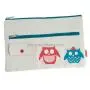 Gelory New Model Fashion Custom Design Cartoon Monster Printed School Small Canvas Zipper Pencil Case Custom Canvas Pencil Bag