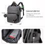 Custom Dry-Wet Separated Baby Nappy Changing Bag Waterproof Travel Back Pack with USB Charging Port Stroller Diaper Bag Backpack
