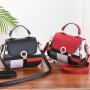 ZR713 Woman Bag Handbag Retro Lattice PU Fashion Female Hasp Portable Big Shoulder Bag Girl Versatile Tote Bag Shopping Party