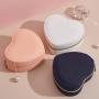 Wholesale Custom Portable Jewelry Box Pu Leather Cute Heart Travel Jewellery Organizerc Case Small Storage Jewelry Box 2024