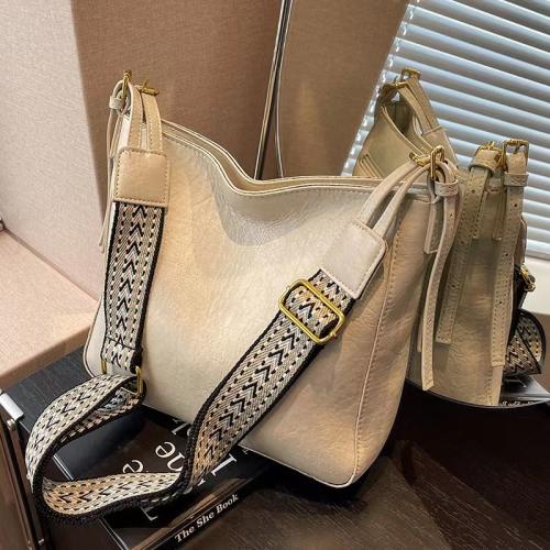 High Quality Large Capacity Women'S Bags Shoulder Bag Pure Color Leather Crossbody Bags For Women  Fashion bolsas para mujer