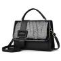 OEM Low MOQ Handbag Custom logo I speak Fluent French Vegan Leather PU Fashion Ladies Handbags 2022 Totes