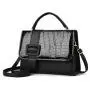 OEM Low MOQ Handbag Custom logo I speak Fluent French Vegan Leather PU Fashion Ladies Handbags 2022 Totes