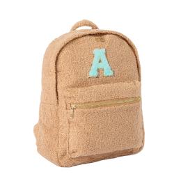 New Trends Low MOQ Custom Eco Friendly Adorable Sherpa Outdoor Travel Girls backpack Smart Backpack  School Bags 2020