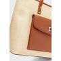 High Quality Vegan Leather Women Shoulder Bag Woven Ladies Handbags Customized Logo Tote Bag