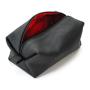 Cosmetic travelling bag travel organizer leather zipper bags