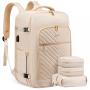 LOVEVOOK 40L Large Waterproof Laptop Travel Backpack Flight Approved Carry on Backpack with 3pcs Packing Cubes