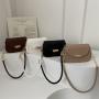 New Ladies Retro Small Women's Bag Female Chain Armpit Bag 2024 New Korean Solid Color Crossbody Shoulder Bag