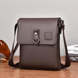 XL271 Best-selling Vintage Men's Shoulder Bag Daily Life Multi-layer Large Capacity Handbag Wear-resistant Durable Leather Bag