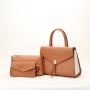 Custom Brand Pure Color Pu Handbags Three Small Women Handbags Single Shoulder Diagonal Cross Bag Girl