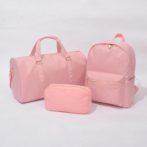 Low MOQ Stock Nylon Eco Friendly Durable Women Men Nylon Backpack Cosmetic Bags&Cases Luggage Travel Bags