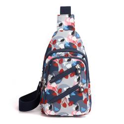 Wholesale Outdoor Sports Mobile Phone Bag Female Waist Crossbody Bag Custom Logo Nylon Leopard Print Women's Chest Bags