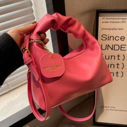 Pleated Bag bolsosparamujeresjuvenil 2023 New Single Shoulder Bag sac  main fem Small Design Crossbody Underarm Bag Fashion Lady