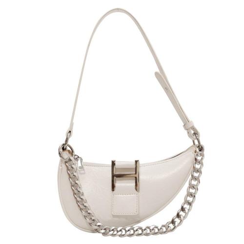 Niche Personality Design Crescent Sweet Cool Spice Girl 2024 New Advanced Chain Single Shoulder Underarm Bag