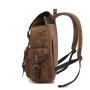 Hot Sale large capacity Canvas Bags high quality unisex Waxed retro rucksack custom leather travel vintage men backpacks