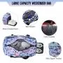 2021 2pcs waterproof Weekender Bags for Women Gym Travel Tote Bag with Shoe Compartment Large Floral Carry on Travel Duffel Bags