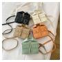 ZR256 Personalized Summer New Stereoscopic Jacket Clothes Bag Temperament Casual Straddle Small Square Bag