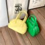 New Candy Color Single Shoulder Crossbody Bag Small and Medium Half Round Dumpling Bag Shaped Handheld Saddle Bag