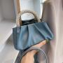 Hotsale Small Women Bags Designer Pleated Crossbody Shoulder Bag Pearl Quality Handbags For Ladies Girls 2024 Newest