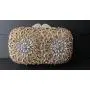 Wholesale Rhinestone Diamond Purse Golden Bling Party Shoulder Bag Wedding Purse Crystal Bag  Bling Glitter Purse Crown Bo