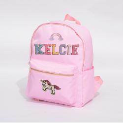 Nylon Schoolbag Children'S Backpack Children's Backpack Back To School Can Be Pasted With Letter Patches