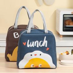 Wholesale Reusable Portable Cartoon Lunch Tote Bag Waterproof Design Insulated Lunch Cooler Bag for Kids