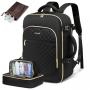 30L Flight Approved Carry On Backpack with 3 Packing Cubes 17.3inch Laptop Business Daypack Large Travel Backpacks for  Women