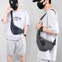 Fashionable and minimalist chest bag for men's waterproof diagonal chest bag