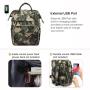 LOVEVOOK 2022 new arrival Custom 14 15.6 17inch Canvas School Laptop Backpack Durable Rucksack Travel Notebook Bag for Men Women