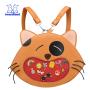 Professional customized clear ita backpack lovely animal Itabag pvc window with pins display insert backpack